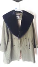 Huberman ladies Green/Black coat size L h02