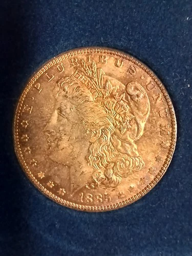 Morgan Silver Dollar Set 1883-1885 Brilliant Uncirculated Certified AHS