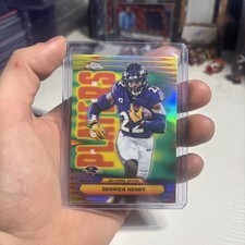 2025 Topps Chrome Football NFL Derrick Henry Power Players Refractor #PP-16