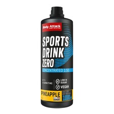 Body Attack Sports Drink Zero 1L Pineapple