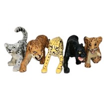 Safari Ltd. Big Cat Lot Leopard Cheetah Cub