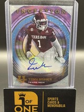 2022/23 Topps Bowman U Inception Auto - Tony Grimes - Texas A&M 