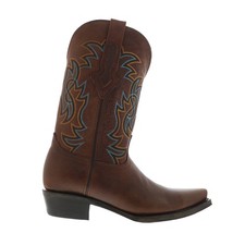 Dingo Gold Rush DI-152 Mens Brown Leather Pull On Cowboy Western Boots