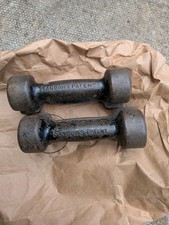Sandow Patent Spring Grip Dumb-Bells Vintage/Antique Pair
