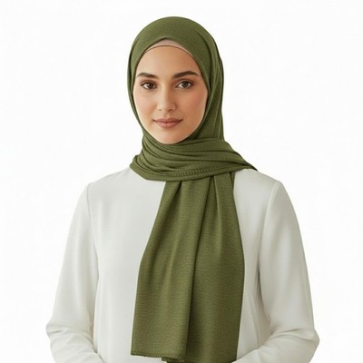 Premium Dubai Jersey Hijab Damen dehnbar Kopftuch groß muslimisches Tuch Halstuch