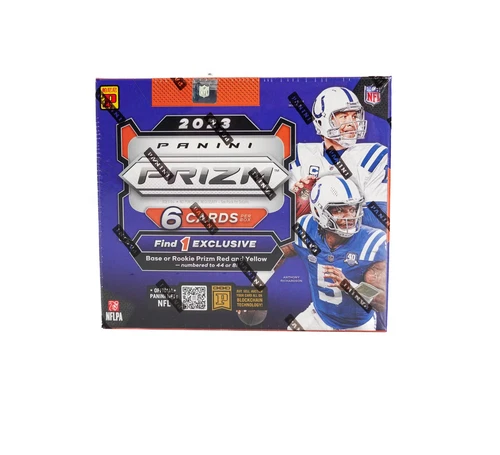 2023 PRIZM NFL FOOTBALL TMALL BOX BRAND NEW SEALED - ONE ROOKIE SILVER PER BOX