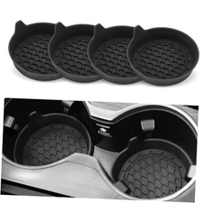SINGARO Car Cup Holder Coaster, Silicone Cup Holder Insert, Universal Non Black