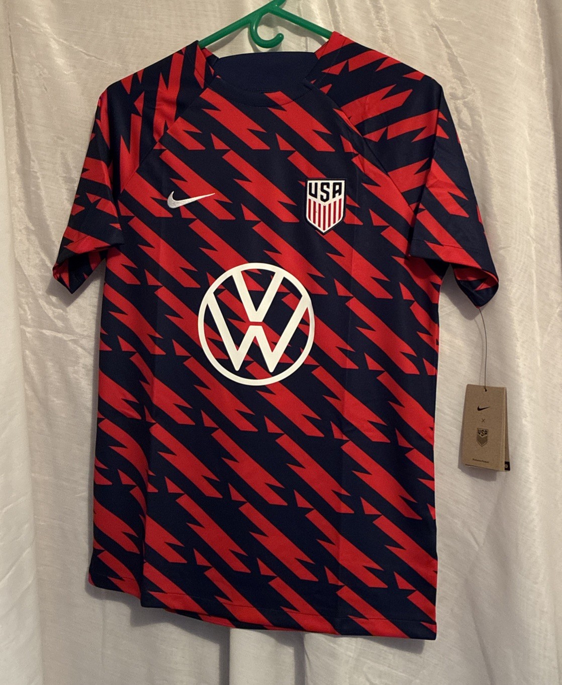 Nike USA Soccer USMNT Academy Pro Pre Match Jersey DR4927-688 Mens Sz L - NWT