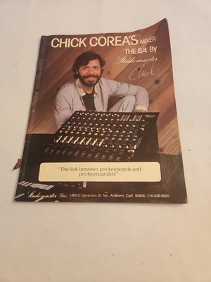1982 July, Chick Corea's Mixer The 8/4 By Studiomaster (MH64)
