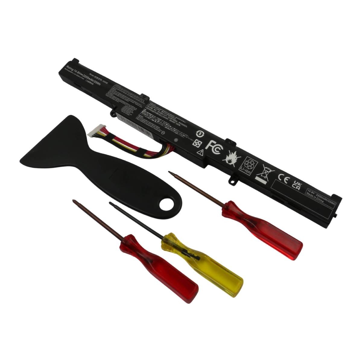 Batterie Asus X450E A41-X550E Avizar haute performance Li-ion 14.8V à charge stable