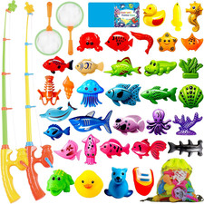   Magnetic Fishing Toys Game Set for Kids  Water Table Bathtub Kiddie Pool Part