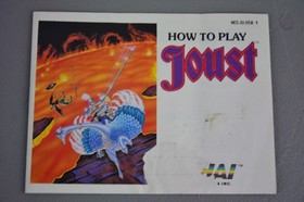 Joust (Nintendo, NES) Complete In Box, CIB