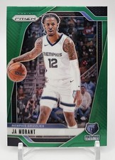 2024-2025 Panini Prizm - Ja Morant #64 Green Holo Prizm Memphis Grizzlies