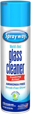 Sprayway Glass Cleaner Aerosol Spray, 19 Oz (Packaging May Vary)