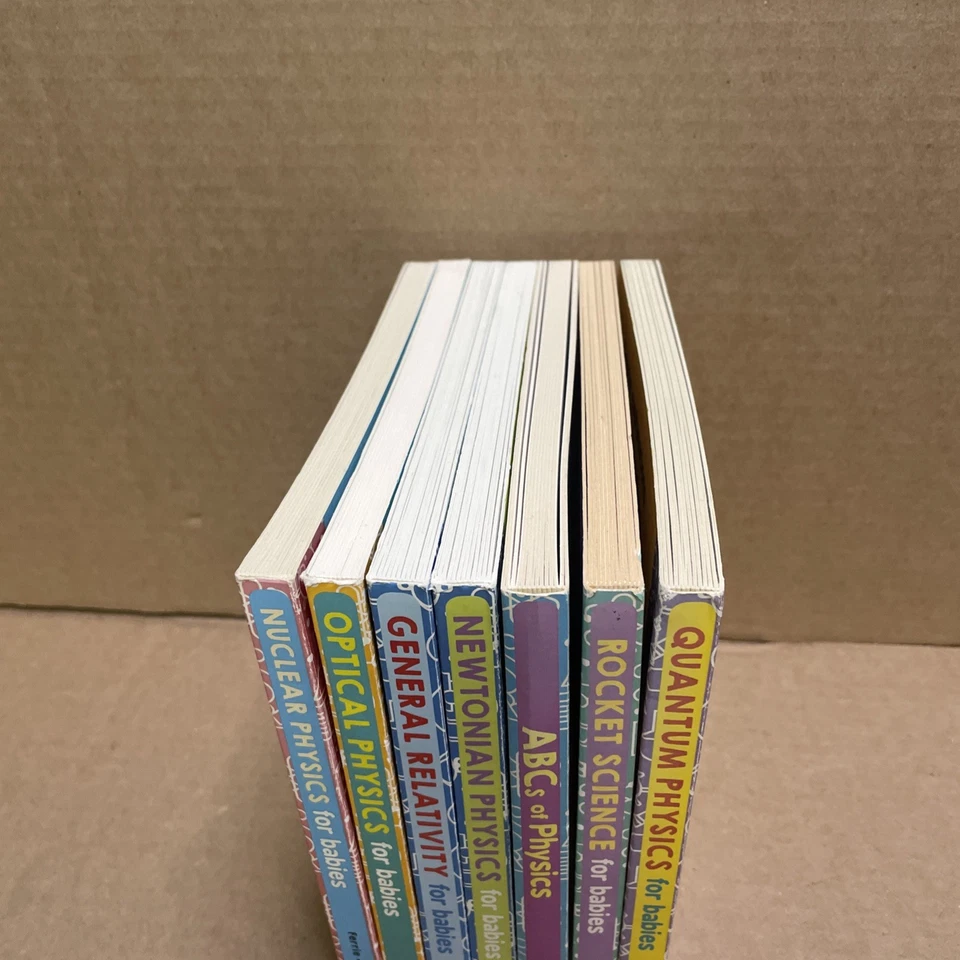 Lot of 7 Chris Ferrie board books For Babies Physics/Science/Relativity STEM - Image 2 of 4