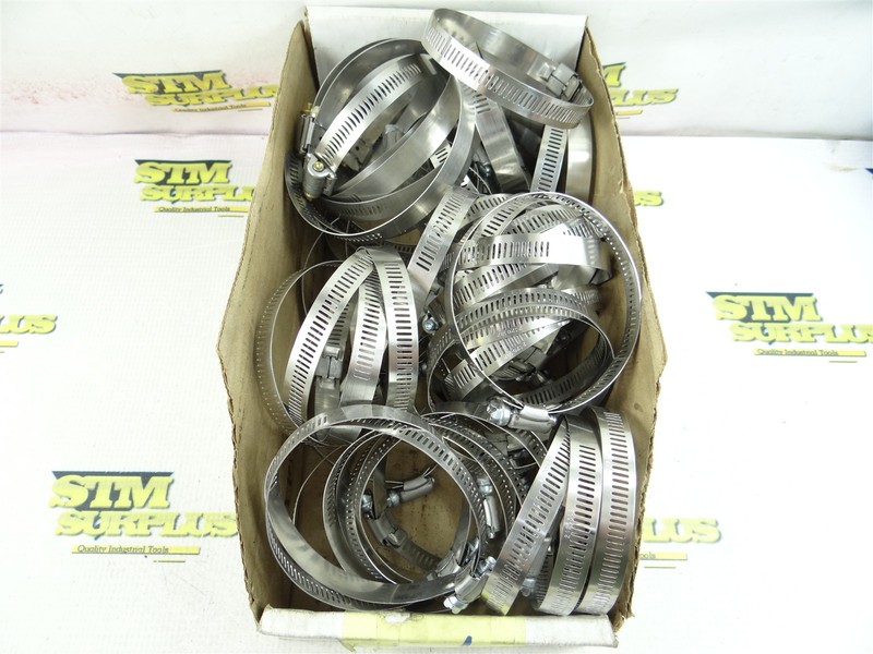 NEW! LOT OF 50 IDEAL-TRIDON STAINLESS STEEL HOSE CLAMPS 1-1/2" TO 3-1/2" DIA