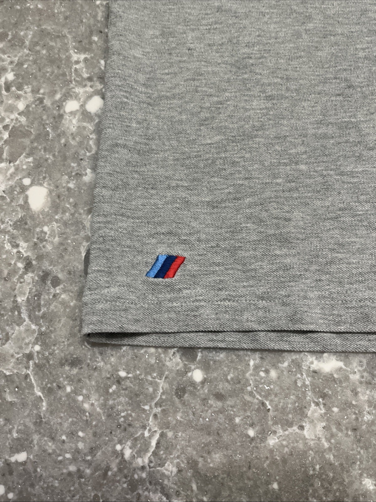 Puma Polo Shirt Men’s Medium Gray BMW Motorsport Casual Graphic Short Sleeve thumbnail 2