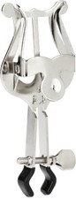 Band Stand Clamp-style Trumpet Lyre - Nickel-plated 3-pack Bundle