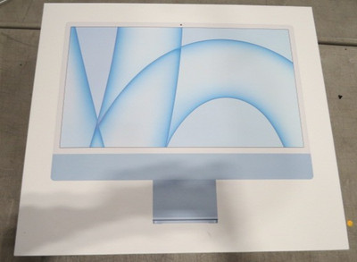 Box Only Apple iMac 24'' Blue With outer cardboard box *Free Shipping
