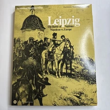 Vintage 1972 SPI Simulation Wargame -- LEIPZIG Napoleon vs. Europe -- Unpunched