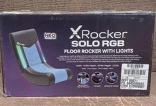 XRocker Solo RGB Audio Floor  Rocker With NEO Lights Game Chair