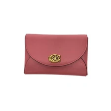 Coach Coin Case Pink Ladies Wallet/Keeper/Bag