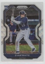 2021 Panini Prizm White Wave Prizm Evan White #89 0y59