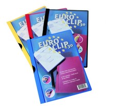 Durable Euroclip Files with Clear Front Cover - Black 25 Pack 