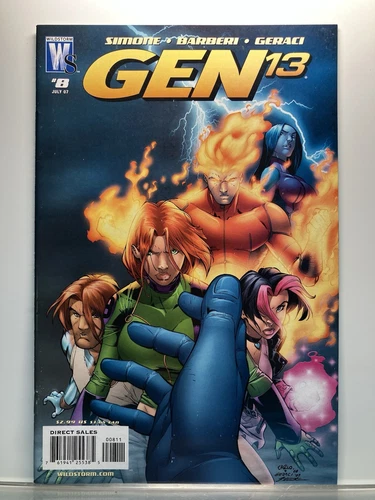 GEN 13 #8 (2007) WILDSTORM COMICS- CARLO BARBERI COVER- VF-NM