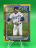2024 Bowman Chrome Yandel Ricardo Gold Mojo Sapphire Refractor 31/50
