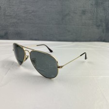RAY BAN RB3025 AVIATOR L 001/51 Sunglasses FRAMES ONLY ITALY 58-14mm Gold Wrap