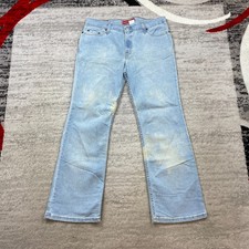 VTG Levis 518 Pant 13 JR S 34 Blue Jeans Denim Tab Batwing USA 34x30 80s 90s Men