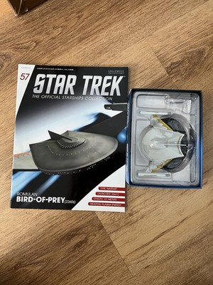 Star Trek Eaglemoss Romulan Bird-of-Prey #57 mit Magazin