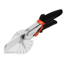 45-135  Adjustable Miter Shears - Cut Trim, PVC  Wood w/ Extra Blades