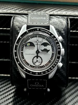 OMEGA X SWATCH Bioceramic MoonSwatch Mission to Earthphase | eBay