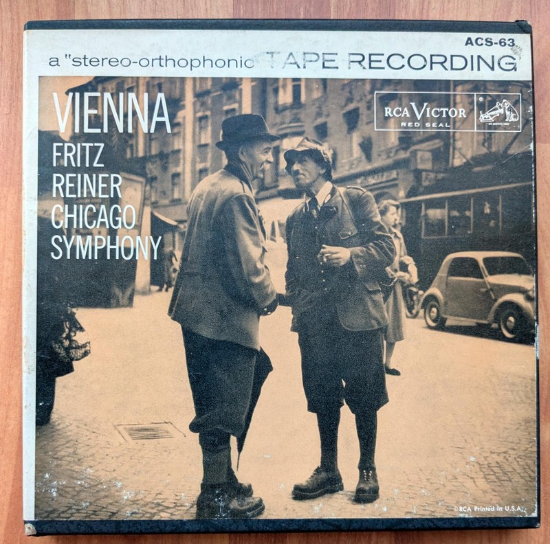 Fritz Reiner: Vienna - 2 TRACK RCA ACS-63 reel to reel 