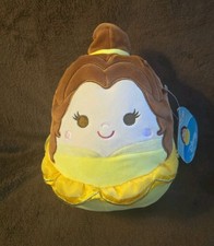Disney Squishmallows Belle Princess Plush 8" Kellytoy Jazwares New w/Tag OOP