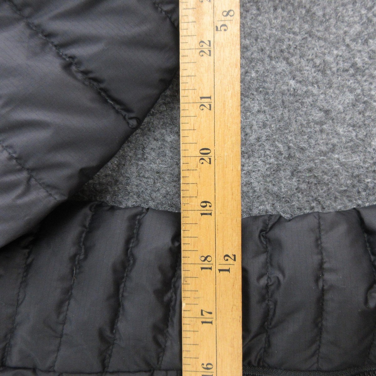 Quince Jacket Womens Medium Black Down Puffer Quilted Full Zip