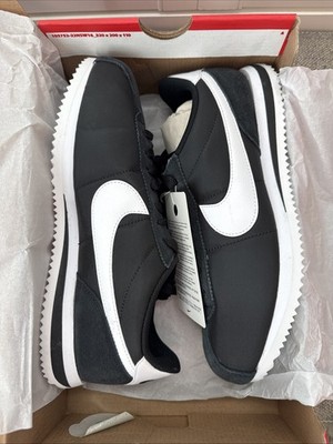 Size 10 Women's/ Men's Size 8.5 Nike Cortez Black White Sneakers DZ2795-001