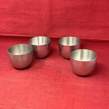 Stieff Jefferson Cup Made of Pewter P50 set of 4 Monticello Thomas