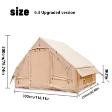 Inflatable Camping Tent Easy Setup Windproof Outdoor Self Supporting Blowup Tent