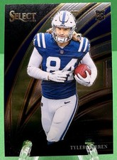 2025 Panini Select - Club Level Tyler Warren #233 (RC) Indianapolis Colts