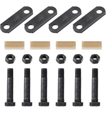 Tandem Axle Trailer Shackles Kit For Double Eye Leaf Spring 3500-7200lbs Axles