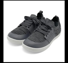 Women's Barefoot Running Shoes Knitted Breathable Zero-Drop Trainers-Grey UK 8.5