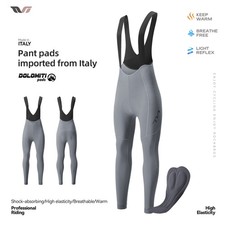 Rockbros TVI Women's Cycling Bib Pants High Waist 3D Padded Breathable Leggings