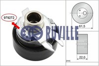 Spannrolle Zahnriemen Ruville 55428 FüR Golf Skoda Arosa Seat VW Cordoba Felicia