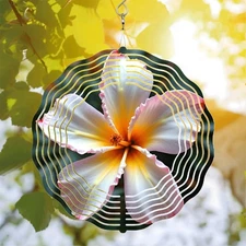 Vibrant Metal Hanging Wind Spinners & Chimes for Yard & Garden 