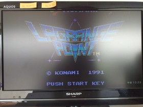 Famicom Software Model Lagrange Point Rc851 Konami FLF57