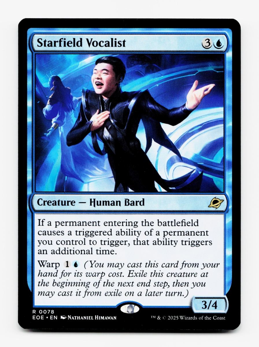 Starfield Vocalist [Edge of Eternities] Magic - MTG EOE NM 💧 | eBay