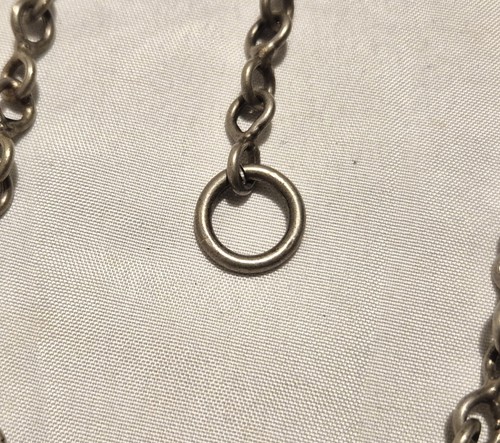 Original WW1 British Army Officer Trench Whistle Lanyard Chain #2 - Picture 2 of 3